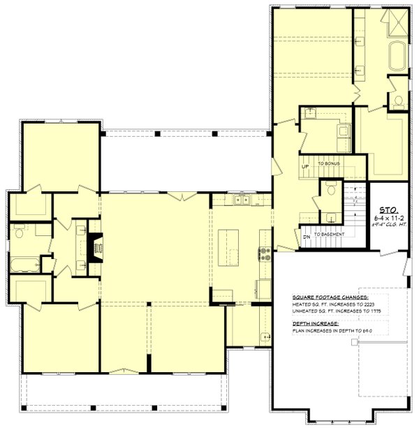 House Blueprint - Farmhouse Floor Plan - Other Floor Plan #430-392
