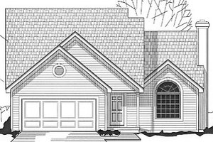 Traditional Exterior - Front Elevation Plan #67-689