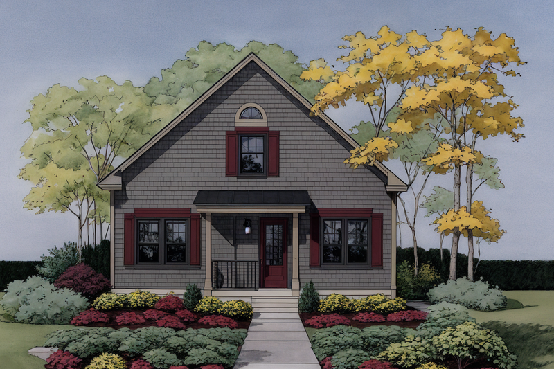 Home Plan - Bungalow Exterior - Front Elevation Plan #30-230
