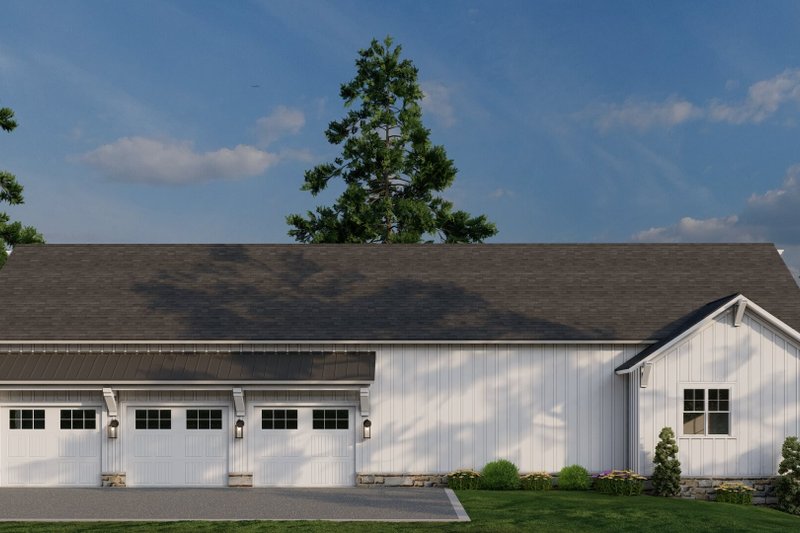 House Design - Exterior - Other Elevation 2 for Farmhouse House Plan #923-382 - 3 bed, 2.5 bath