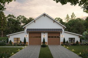 Farmhouse Exterior - Front Elevation Plan #1117-43