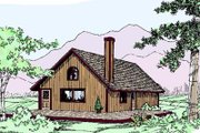 Traditional Style House Plan - 2 Beds 1 Baths 1206 Sq/Ft Plan #60-536 