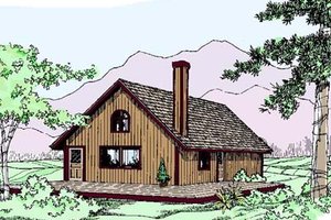 Traditional Exterior - Front Elevation Plan #60-536