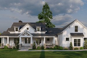 Farmhouse Exterior - Front Elevation Plan #923-382