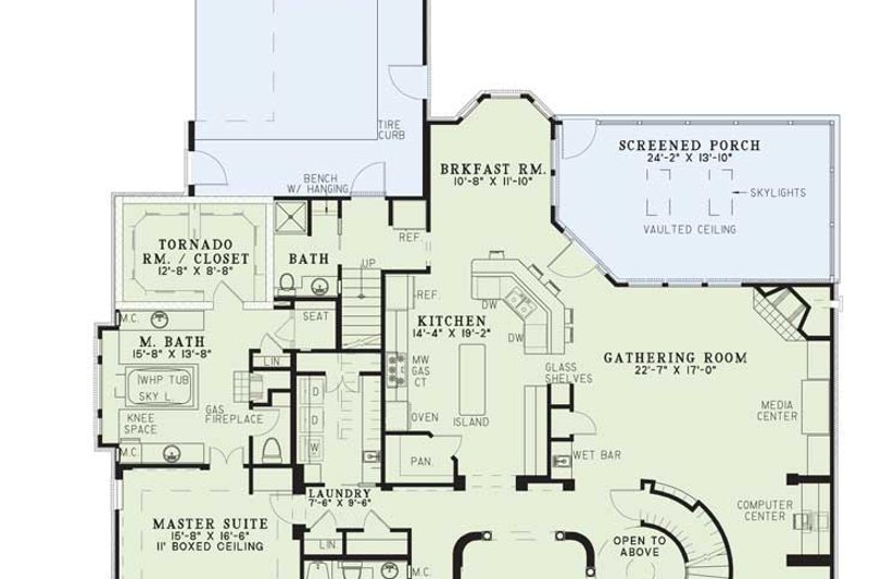 Dream House Plan - Exterior - Front Elevation 4 for Traditional House Plan #17-2899 - 5 bed, 5 bath