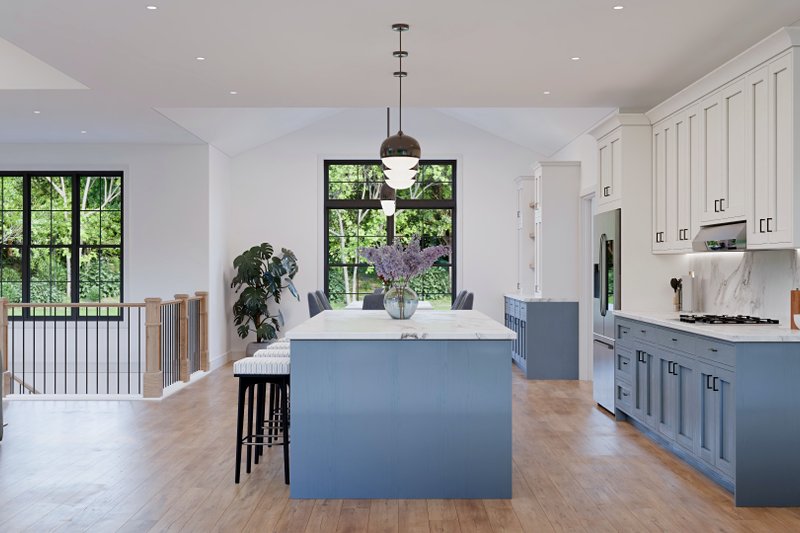 Architectural House Design - Interior - Kitchen 1 for Country House Plan #1089-23 - 3 bed, 2 bath