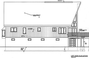 Exterior - Other Elevation 1 for Cabin House Plan #3-227 - 3 bed, 2 bath