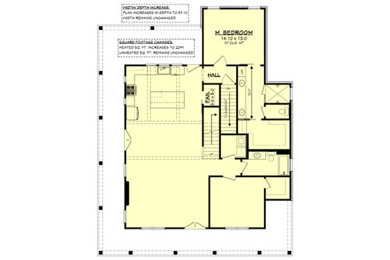 Floor Plan - Other Floor for Country House Plan #430-339 - 4 bed, 3 bath