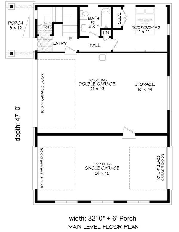 House Blueprint - Contemporary Floor Plan - Main Floor Plan #932-1349
