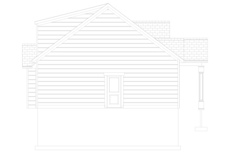Architectural House Design - Exterior - Other Elevation 1 for Craftsman House Plan #1060-461 - 3 bed, 3 bath
