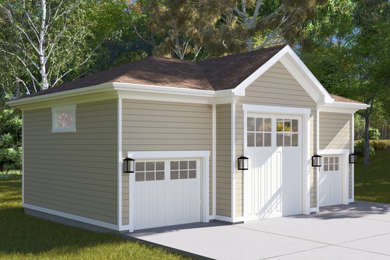 Exterior - Front Elevation 3 for Farmhouse House Plan #1060-249, 0 bath