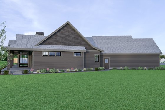 Exterior - Other Elevation 1 for Craftsman House Plan #1070-68 - 3 bed, 2.5 bath