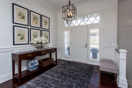 Interior - Entry for Ranch House Plan #70-1467 - 3 bed, 2 bath