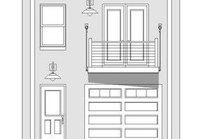 Exterior - Front Elevation 3 for Contemporary House Plan #932-126 - 1 bed, 1 bath