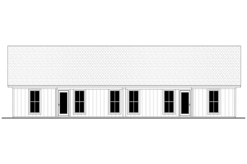 Dream House Plan - Exterior - Rear Elevation for Traditional House Plan #430-315 - 6 bed, 4 bath