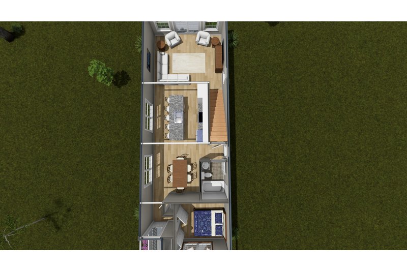 Dream House Plan - Floor Plan - Main Floor 1 for Cottage House Plan #513-2439 - 3 bed, 3 bath