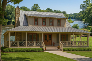 Exterior - Front Elevation 4 for Country House Plan #17-2517 - 3 bed, 3 bath