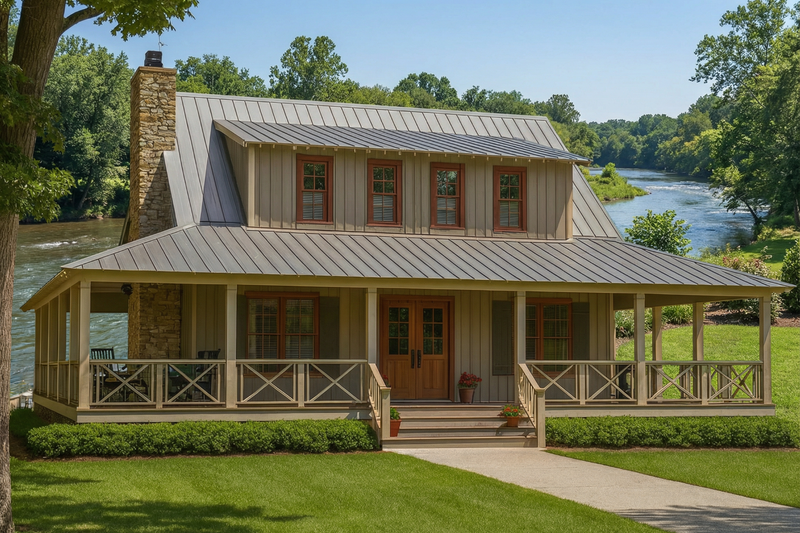 Dream House Plan - Exterior - Front Elevation 4 for Country House Plan #17-2517 - 3 bed, 3 bath
