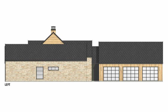 Exterior - Other Elevation for Modern House Plan #1096-51 - 4 bed, 3.5 bath