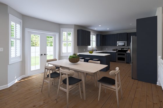 Interior - Dining Room for Farmhouse House Plan #1060-218 - 3 bed, 2 bath