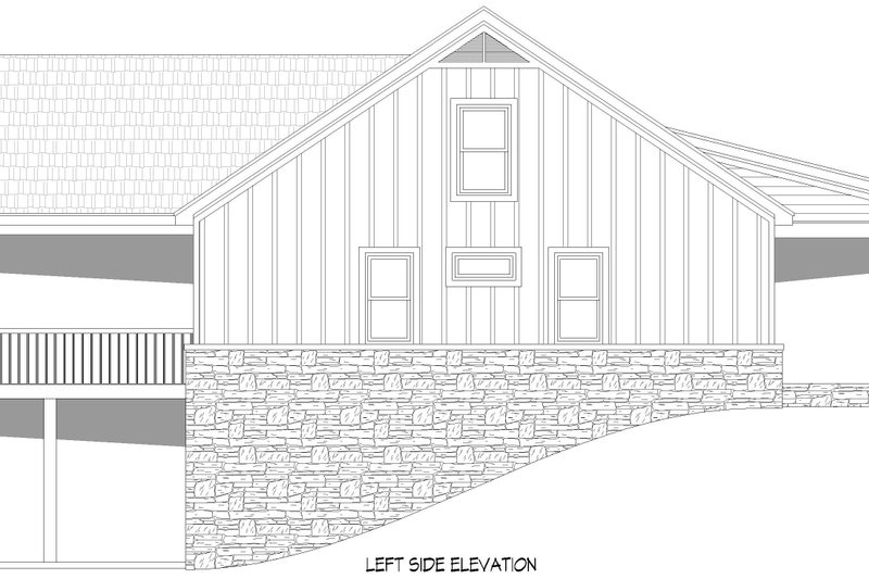 House Design - Exterior - Other Elevation 1 for Barndominium House Plan #932-1057 - 3 bed, 2 bath