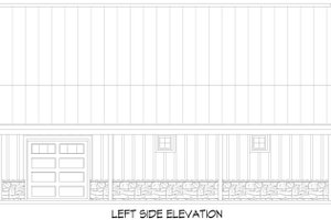 Exterior - Other Elevation for Country House Plan #932-1056, 0 bath