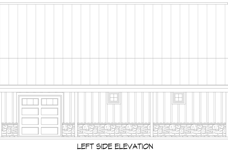 Home Plan - Exterior - Other Elevation for Country House Plan #932-1056, 0 bath