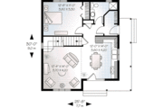 Country Style House Plan - 3 Beds 2 Baths 1168 Sq/Ft Plan #23-2095 