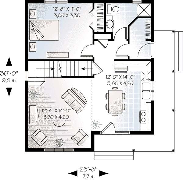 Home Plan - Country Floor Plan - Main Floor Plan #23-2095