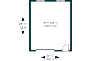 Floor Plan - Main Floor for Traditional House Plan #23-2185, 0 bath