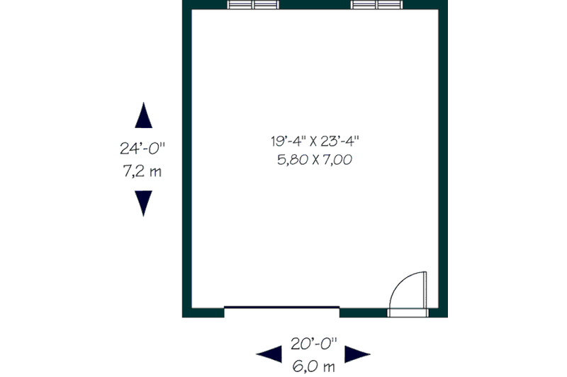 Dream House Plan - Floor Plan - Main Floor for Traditional House Plan #23-2185, 0 bath