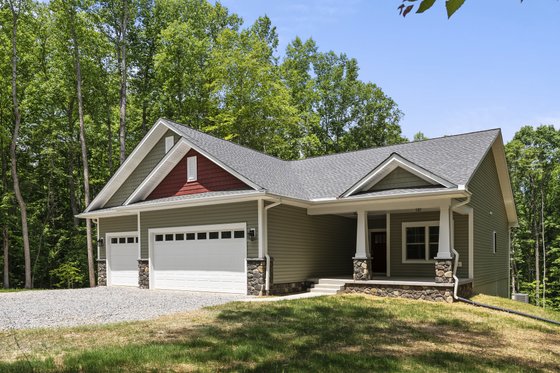 Exterior - Front Elevation 3 for Craftsman House Plan #20-2323 - 3 bed, 2 bath