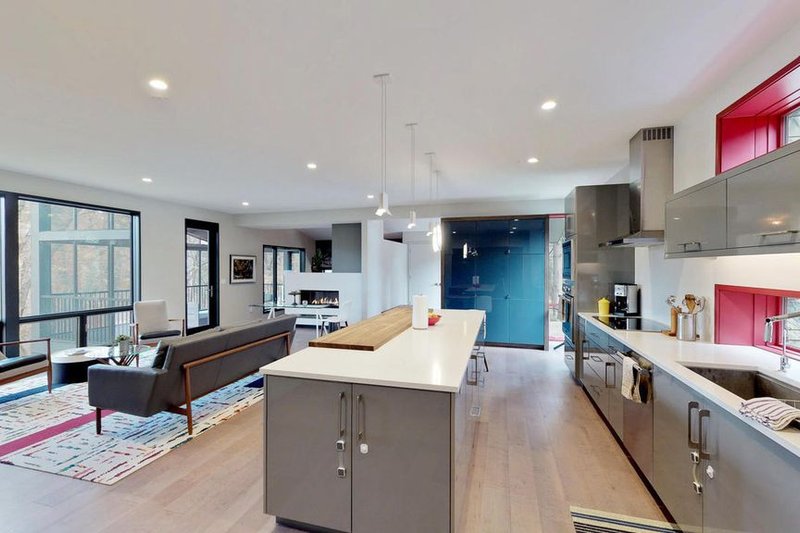 House Blueprint - Interior - Kitchen for Modern House Plan #901-161 - 5 bed, 3.5 bath