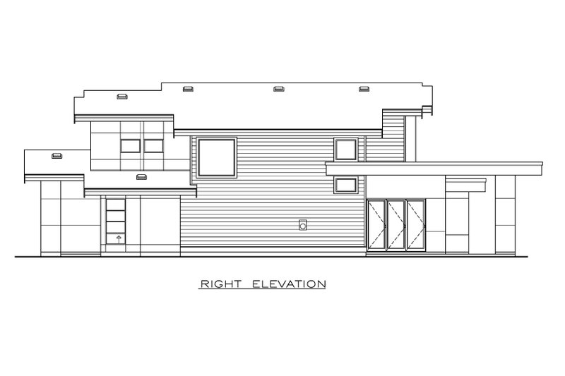 Home Plan - Exterior - Other Elevation for Contemporary House Plan #1100-58 - 4 bed, 3.5 bath