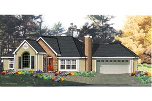 Traditional Exterior - Front Elevation Plan #3-139