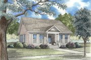 Cottage Style House Plan - 3 Beds 2 Baths 1260 Sq/Ft Plan #17-1052 