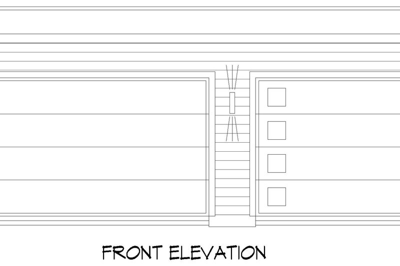 Dream House Plan - Exterior - Front Elevation 3 for Contemporary House Plan #932-1019, 0.5 bath