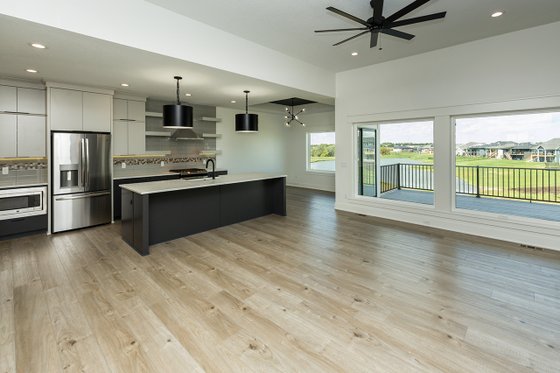 Interior - Dining Room for Ranch House Plan #70-1477 - 3 bed, 2 bath
