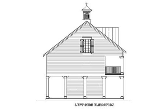 Exterior - Other Elevation 1 for Cottage House Plan #45-354 - 3 bed, 3 bath