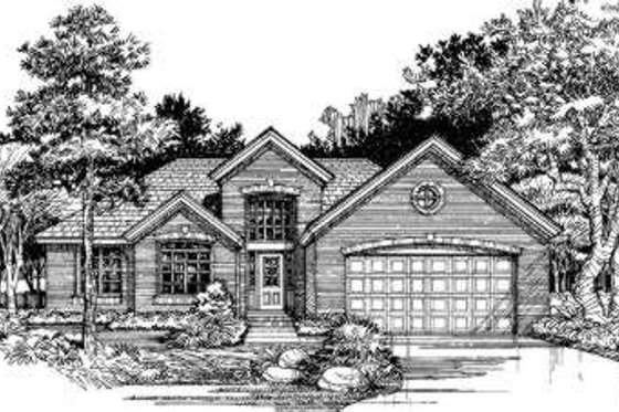 Exterior - Other Elevation for Traditional House Plan #320-123 - 3 bed, 2 bath