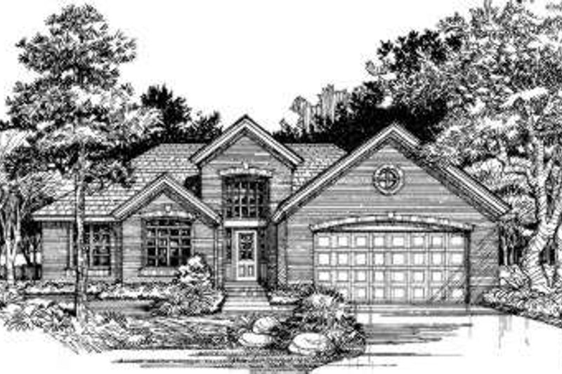 Traditional Style House Plan - 3 Beds 2 Baths 1633 Sq/Ft Plan #320-123 ...