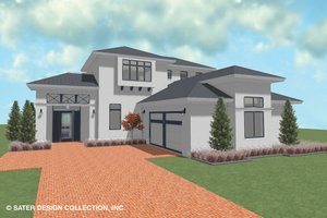 Contemporary Exterior - Front Elevation Plan #930-521
