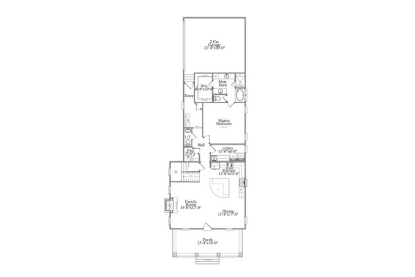 Traditional Floor Plan - Main Floor Plan #69-421