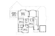 Mediterranean Style House Plan - 5 Beds 3 Baths 4505 Sq/Ft Plan #411-209 
