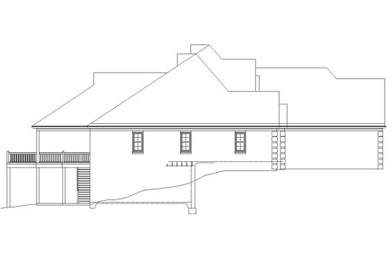 Exterior - Other Elevation for European House Plan #81-13911 - 4 bed, 4 bath