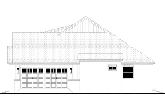 Exterior - Other Elevation 1 for Farmhouse House Plan #430-348 - 3 bed, 2.5 bath