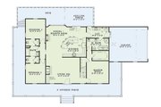 Country Style House Plan - 3 Beds 3 Baths 1921 Sq/Ft Plan #17-2594 