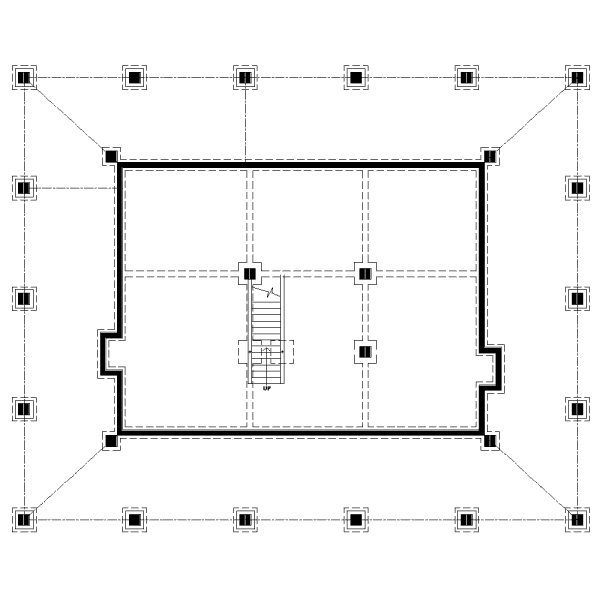 Country Floor Plan - Lower Floor Plan #81-13661