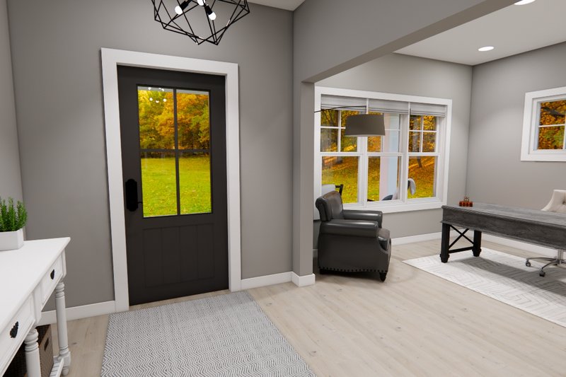 Home Plan - Interior - Entry for Craftsman House Plan #51-1368 - 4 bed, 3.5 bath