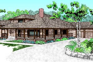 Traditional Exterior - Front Elevation Plan #60-179